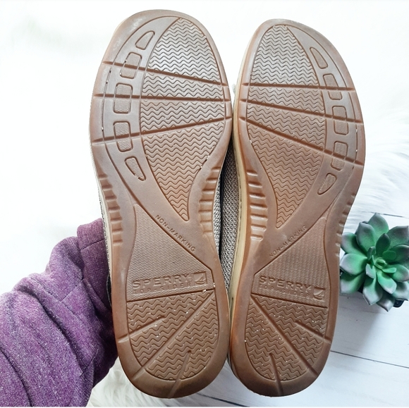 Sperry Top Sider Silver Boat Shoes - Picture 7 of 7